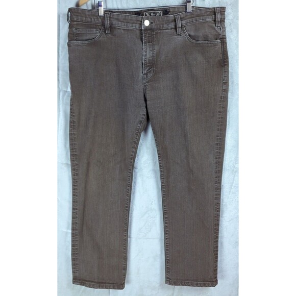 34 Heritage Men Charisma Comfort-Rise Classic Jeans Brown 44/34 Measures 42/28 - Picture 1 of 11